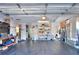 View of the garage featuring work and storage space at 1655 John Arthur Way, Lakeland, FL 33803