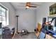 Small room with ceiling fan, window, and carpet at 1655 John Arthur Way, Lakeland, FL 33803