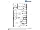 Detailed floor plan showcasing the layout of this Parker at Lakeside Preserve home at 1757 Burrows Ave, Lakeland, FL 33811