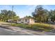 Corner lot home with a well-maintained lawn, charming exterior, and convenient carport for easy parking and access at 2104 W End Ave, Lakeland, FL 33803
