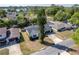 Aerial view of a well-kept neighborhood, lush landscaping, and single-Gathering homes at 221 Stevenson Rd, Winter Haven, FL 33884