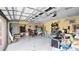 Spacious garage with lots of room for storage and DIY projects and tools at 2569 Colonel Ford Dr, Lakeland, FL 33813