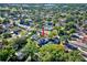 Neighborhood aerial view showcasing the lush greenery and residential surroundings at 2816 Fairmount Ave, Lakeland, FL 33803
