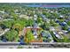 Aerial view of the home, located near Lake Hollingsworth in a desirable neighborhood at 2816 Fairmount Ave, Lakeland, FL 33803