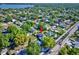 Charming neighborhood aerial view with mature trees and close proximity to a lake at 2816 Fairmount Ave, Lakeland, FL 33803