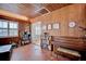 Well-appointed office space with wood walls and built-in bookshelves at 2816 Fairmount Ave, Lakeland, FL 33803