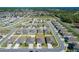 Extensive aerial view showcases the community layout, green spaces, and residential streets at 2929 Flying Blackbird Rd, Bartow, FL 33830