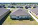 Aerial view of roof and backyard at 2929 Flying Blackbird Rd, Bartow, FL 33830