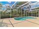 Screened in-ground pool with covered patio and gorgeous backyard views at 307 Balmoral Ct, Davenport, FL 33896