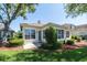 Exterior of home featuring a patio with lots of windows and a backyard at 3071 Shoal Creek Village Dr, Lakeland, FL 33803
