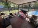 Covered patio provides additional seating and relaxation space at 460 W Pierce St, Lake Alfred, FL 33850