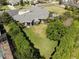 Aerial view of expansive backyard and meticulously landscaped property at 6470 Ashley Dr, Lakeland, FL 33813