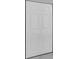 Interior view of a bi-fold closet door with decorative recessed panels and a knob at 6981 Snell Rd, Bartow, FL 33830