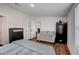 Comfortable main bedroom with wood-look flooring and a ceiling fan at 900 Saddlewood Blvd, Lakeland, FL 33809
