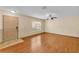 Inviting living room featuring hardwood floors and a bright window at 517 Sandstone St, Lakeland, FL 33809