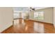 Bright living area with hardwood floors and natural light at 517 Sandstone St, Lakeland, FL 33809