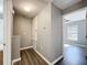 Upstairs hallway providing access to the bedrooms at 5458 Quarry Rock Rd, Lakeland, FL 33809