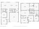 Detailed floor plan showcasing the layout of both floors with labeled rooms and dimensions at 823 Folklore Ln, Haines City, FL 33844