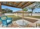 Inviting covered patio with seating area, ideal for enjoying the outdoors in comfort at 202 Saint Lucie Rd, Winter Haven, FL 33884