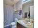 Bathroom features a tub and shower combination with modern fixtures at 6286 Manitoba Dr, Lakeland, FL 33805