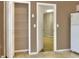 Pantry with shelving inside kitchen provides ample storage space at 7968 Charleston Blvd, Lakeland, FL 33810