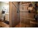 Modern bathroom featuring a tiled shower and vanity with countertop at 811 W Heron Pl, Winter Haven, FL 33884