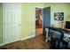 Bright office space with two doors and wood floors at 811 W Heron Pl, Winter Haven, FL 33884