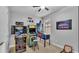 Bedroom with games and ceiling fan at 1342 Heritage Landings Dr, Lakeland, FL 33805