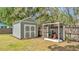 Well-maintained backyard features a storage shed, grilling area, and privacy fence at 1105 Terry S Ave, Lakeland, FL 33815