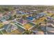 Aerial view of the home showcasing its large fenced yard and neighborhood setting at 1925 Binnacle St, Kissimmee, FL 34744