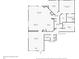 Detailed floor plan showcasing the layout of the home's living room, kitchen, bedrooms, bathrooms, and foyer at 1925 Binnacle St, Kissimmee, FL 34744