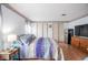 Comfortable bedroom with ample closet space and convenient fridge at 2055 S Floral Ave # 269, Bartow, FL 33830