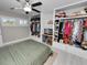 Spacious bedroom with built-in closet systems and ample storage, complemented by natural light at 219 Ariana St # A-B, Lakeland, FL 33803