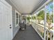 Inviting front porch with ample space to relax on a hammock and enjoy the outdoors at 219 Ariana St # A-B, Lakeland, FL 33803