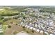 Community aerial view showing homes, amenities, and lush green landscaping at 2511 Limewood Ave, Clermont, FL 34714