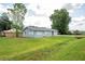 Single-story home with a well-kept lawn and a simple, inviting design on a sunny day at 4215 Sunnyside Dr, Lakeland, FL 33810