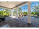 Enclosed pool area featuring ample patio space and a waterfall feature at 460 Canterwood Dr, Mulberry, FL 33860