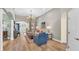 Spacious living room with hardwood floors and stylish seating at 6372 English Creek Dr, Lakeland, FL 33811