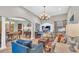 Open concept living space that includes a dining room at 6372 English Creek Dr, Lakeland, FL 33811