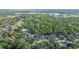 Bird's-eye view of a suburban community surrounded by dense greenery and well-spaced houses at 6911 Wildberry Ln, Lakeland, FL 33813