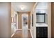 Hallway showing the entrance to the guest bedroom and guest bathroom at 6911 Wildberry Ln, Lakeland, FL 33813