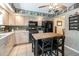 Eat-in kitchen with light countertops and cabinetry offering a spacious area at 1503 Clairdale Ln, Lakeland, FL 33801