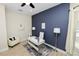 Well decorated home office with large windows, neutral paint, and modern desk setup at 1167 Stoney Creek Blvd, Lakeland, FL 33811