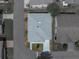 Overhead aerial view of a home showcasing its roof and property lines at 4965 Goldenview Ln, Lakeland, FL 33811