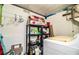 Utility basement features shelving and open space for storage and organization at 610 Cottage Ln, Lakeland, FL 33803