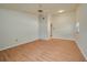 A bedroom with hardwood floors, a ceiling fan, and ample space to relax at 6315 Conductor Ct, Lakeland, FL 33813