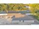 Aerial view of the home showcasing the roof and the home's layout within the neighborhood at 803 Allison Place, Bartow, FL 33830