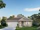 Charming single-story home featuring a covered entry, attached garage, and landscaped front yard at 0 Eagle Lake Loop Rd, Eagle Lake, FL 33839