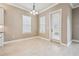 Bright dining area with an exit door, offering access to the backyard at 1049 Stoney Creek Dr, Lakeland, FL 33811