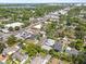 Aerial view of the property showing the surrounding neighborhood and proximity to local amenities and roadways at 117 Palmola St, Lakeland, FL 33803